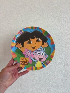 vintage Nickelodeon Dora the Explorer melamine plate